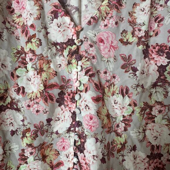 LoveShackFancy Floral Long Sleeve Blouse - Picture 4 of 8